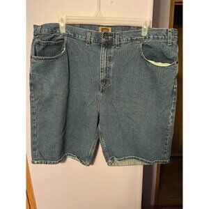 Foundry Mens Sz 46 Denim Blue Jean Shorts Bottoms Nice Big & Tall